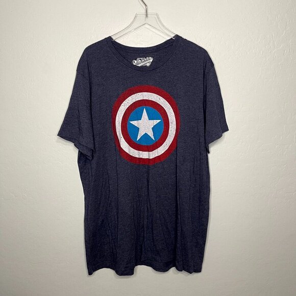 Old Navy Collectabilitees Captain America T-Shirt 2XLT - Picture 1 of 3